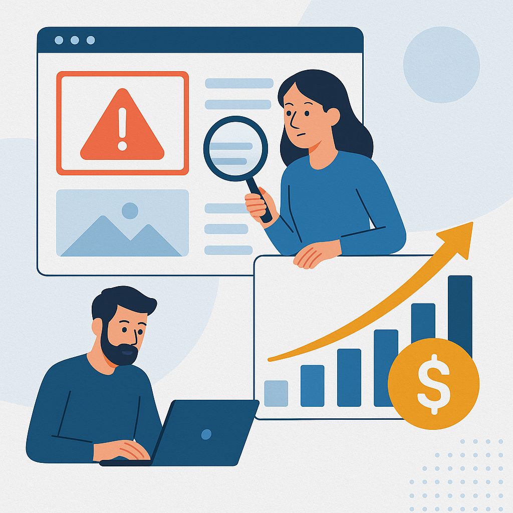 5 errores comunes que evitan que tu sitio web convierta