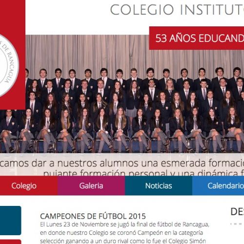 Desarrollo del sitio web del Instituto Inglés