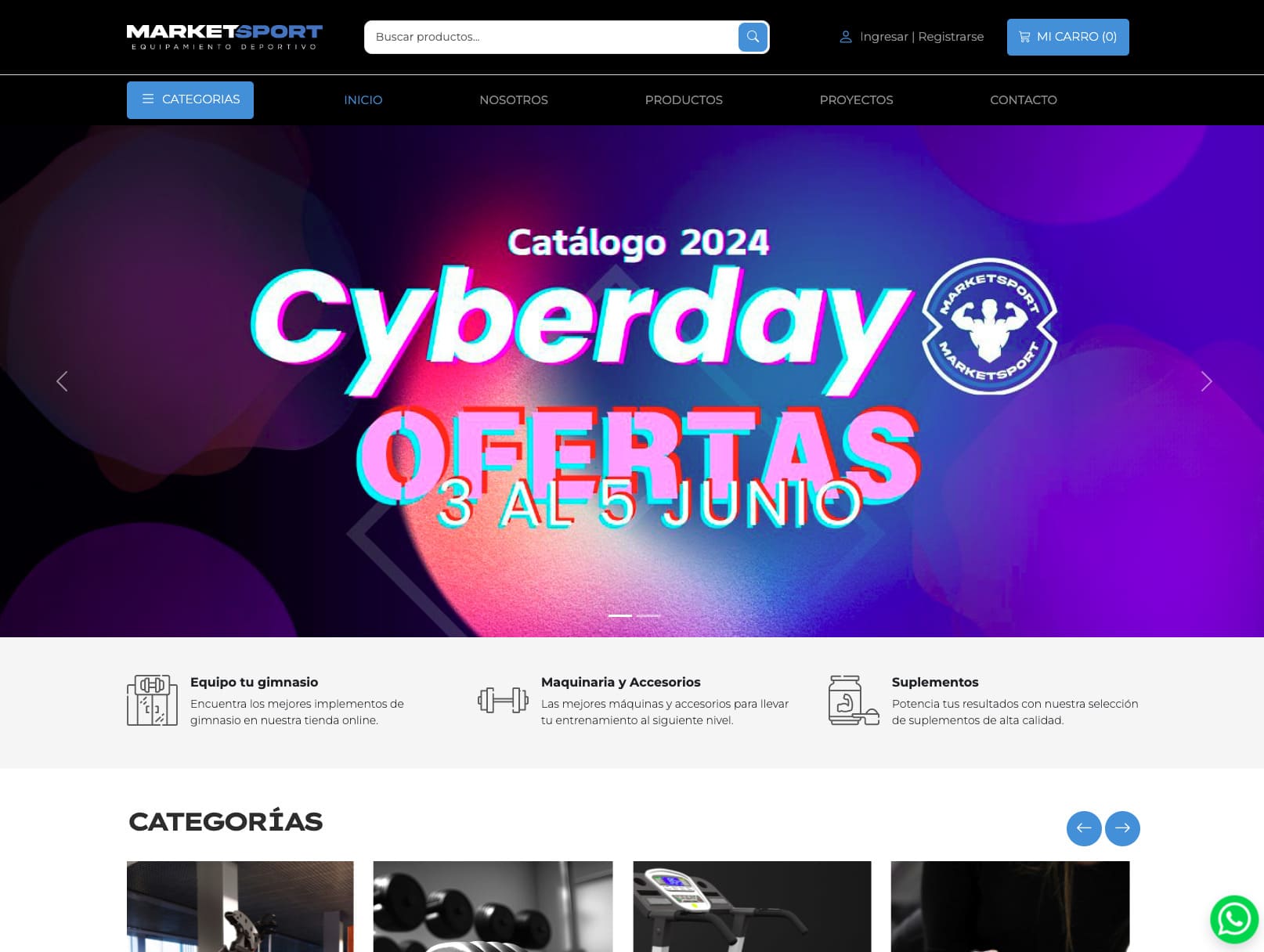 MarketSport.cl: Tienda en Línea de Productos Deportivos